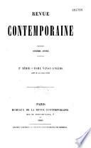 Revue contemporaine (Paris. 1858)