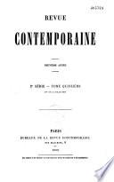 Revue contemporaine (Paris. 1858)