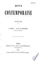 Revue contemporaine (Paris. 1858)
