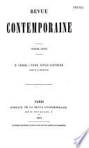 Revue contemporaine (Paris. 1858)