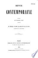 Revue contemporaine (Paris. 1858)