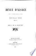 Revue d'Alsace