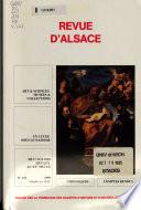 Revue d'Alsace