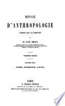Revue d'anthropologie