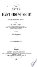 Revue d'anthropologie