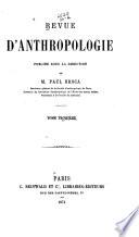Revue d'anthropologie