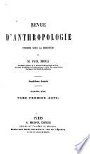 Revue d'anthropologie