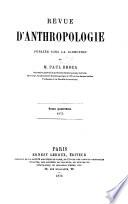 Revue d'anthropologie