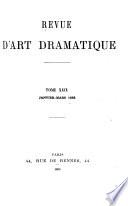 Revue d'art dramatique