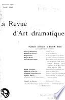 Revue d'art dramatique