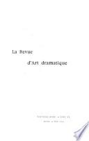 Revue d'art dramatique