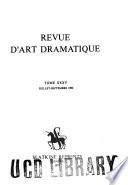 Revue d'art dramatique