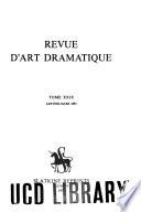 Revue d'art dramatique