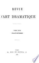 Revue d'art dramatique