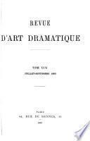 Revue d'art dramatique