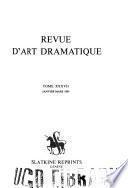 Revue d'art dramatique