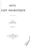 Revue d'art dramatique