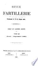 Revue d'artillerie