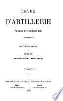 Revue d'artillerie