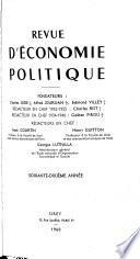 Revue d'économie politique