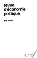 Revue d'économie politique