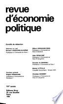 Revue d'économie politique