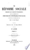 Revue d'ëconomie sociale et rurale