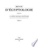 Revue d'égyptologie