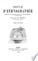 Revue d'ethnographie
