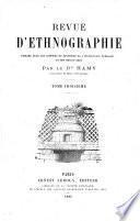 Revue d'ethnographie
