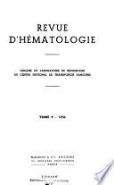 Revue d'hématologie