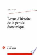 Revue D'Histoire de la Pensee Economique