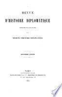 Revue d'histoire diplomatique