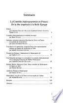 Revue d'histoire du théâtre