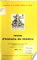 Revue d'histoire du théâtre