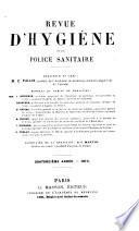 Revue d'hygiène et de médécine preventive