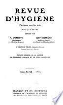 Revue d'hygiène