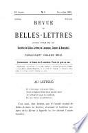 Revue de belles-lettres