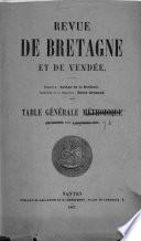 Revue de Bretagne, de Vendée & d'Anjou