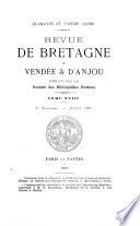 Revue de Bretagne de Vendée & d'Anjou