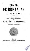 Revue de Bretagne et de Vendée