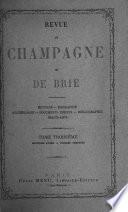 Revue de Champagne et de Brie