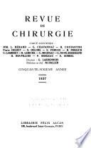 Revue de chirurgie