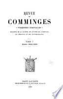 Revue de Comminges (Pyrénées Centrales)
