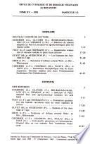 Revue de cytologie et de biologie végétales - le botaniste