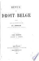 Revue de droit Belge