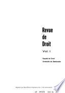 Revue de droit