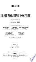 Revue de droit maritime comparé
