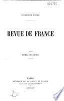 Revue de France (Paris. 1871)