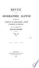 Revue de geographie alpine